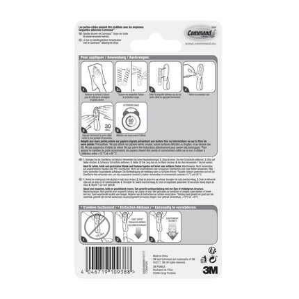 Command™ Kabelhalter, 17304-FR | Packung (1 Stück)