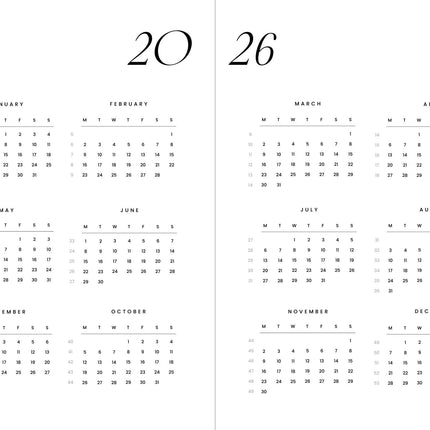 Cozy Publishing - Gemütlicher Planer 2026 | Nachthimmel – „Ziele nach dem Mond, Liebling“ | Kalender