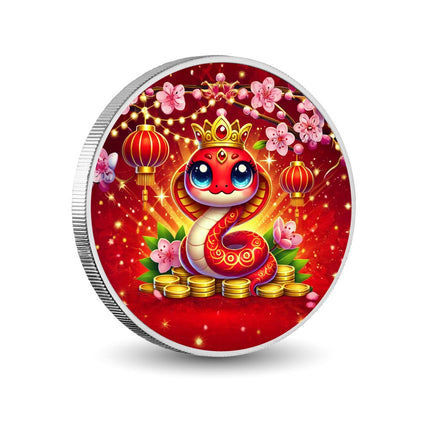 Year of the Snake - Prosperity and Charm 1oz Silver Coin