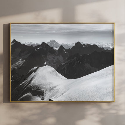 Chamonix Alpine Adventure - Mountaineers Wall Art Print | Fine Art Photography