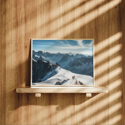Midi Arête Wall Art – Chamonix, French Alps Landscape Print
