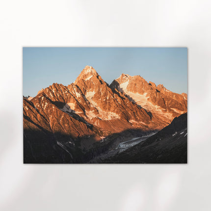 Aiguille du Chardonnet Chamonix Wall Art Print - French Alps Décor