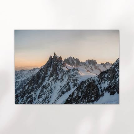 Aiguille du Midi Mountain Print - Chamonix Wall Art