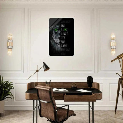 Change the game - Leinwandbild Motivation (Canvas) kaufen bei Linkreich – Jetzt entdecken!