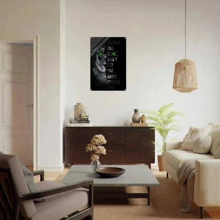 Change the game - Leinwandbild Motivation (Canvas) kaufen bei Linkreich – Jetzt entdecken!