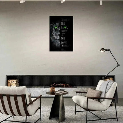 Change the game - Leinwandbild Motivation (Canvas) kaufen bei Linkreich – Jetzt entdecken!
