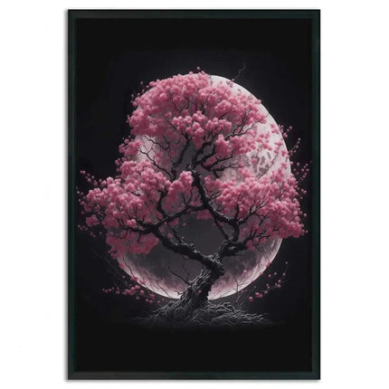 Cherry Blossom Tree - Leinwandbild Japanisch (Canvas) kaufen bei Linkreich – Jetzt entdecken!