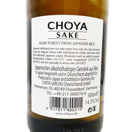 SEO. Choya Sake Japanischer Reiswein 14,5% Vol. 750ml - Linkreich
