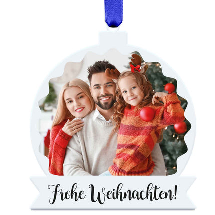SEO. Christbaumschmuck aus Acryl - Foto - Weihnachtsanhänger - Linkreich