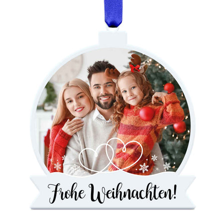 SEO. Christbaumschmuck aus Acryl - Foto - Weihnachtsanhänger - Linkreich