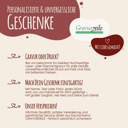 SEO. Christbaumschmuck aus Holz - Hohoho - Weihnachtsanhänger mit Namen - 6cm Linkreich
