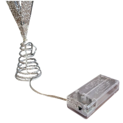 Christbaumspitze 35cm Baumspitze Weihnachten Metall Glitzer LED Stern B - WARE (Weihnachtsstern LED) kaufen bei Linkreich – Jetzt entdecken!