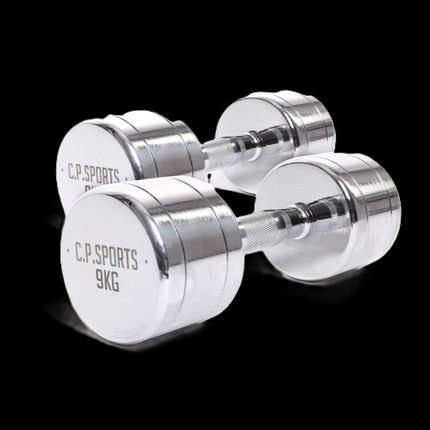 SEO. Chromhanteln 1x Paar / verschiedne Größen - C.P. SPORTS - 9 Kg Linkreich