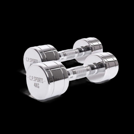 SEO. Chromhanteln 1x Paar / verschiedne Größen - C.P. SPORTS - 4 Kg Linkreich