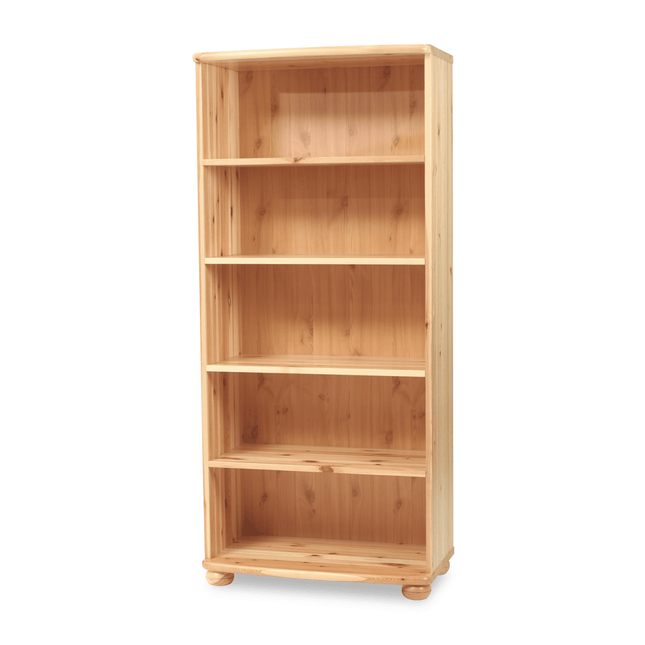 SEO. Claudia Büroschrank Dielenschrank | mit 5 - Regalfächern | 100% Bio Kiefer Massivholz - Natur Linkreich