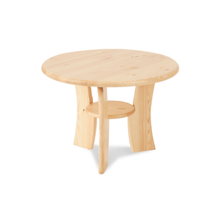 SEO. Claudia Couchtisch Beistelltisch Wohnzimmertisch | 100% Bio Kiefer Massivholz - Natur Linkreich