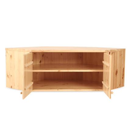 SEO. Claudia Kleiderschrank Eckschrank Aufsatz | 100% Bio Kiefer Massivholz - Natur Linkreich