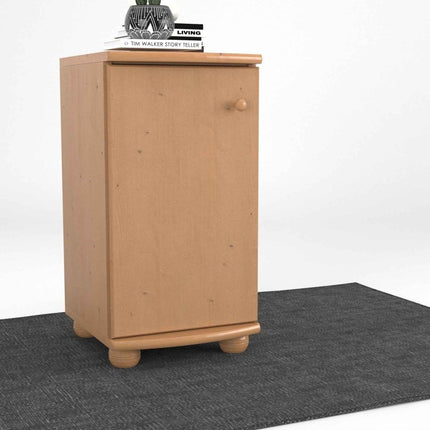 SEO. Claudia Kommode Sideboard | Anrichte | 1-Türig | 100% Bio Kiefer Massivholz - Capuccino Linkreich