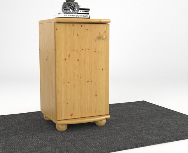 SEO. Claudia Kommode Sideboard | Anrichte | 1 - Türig | 100% Bio Kiefer Massivholz - Natur Linkreich