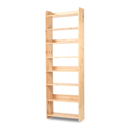 SEO. Claudia Standregal / Wandregal / Bücherregal | 100% Bio Kiefer Massivholz - Natur Linkreich