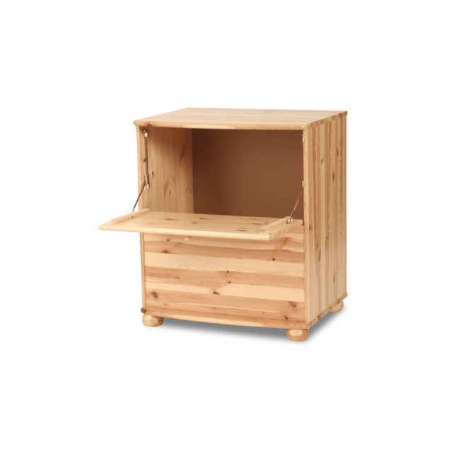 SEO. Claudia Wäscheschrank - Wäschebox - Kommode | 100% Bio Kiefer Massivholz - Natur Linkreich