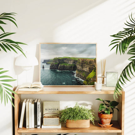 Cliffs of Moher Print – Irish Coastal Landscape Wall Art