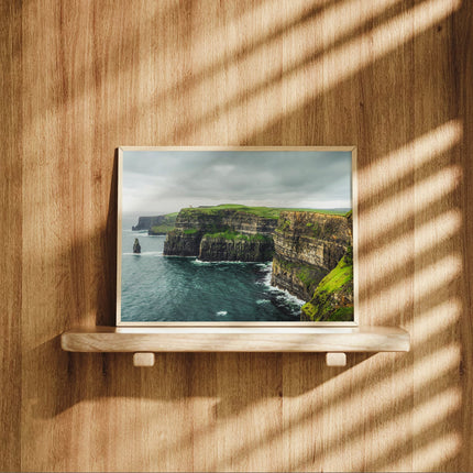 Cliffs of Moher Print – Irish Coastal Landscape Wall Art