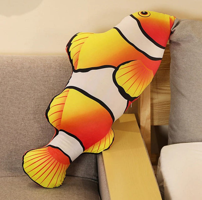 SEO. Clownfisch Kuscheltier - 30 cm Plüschtier Fisch Stofftier - Linkreich