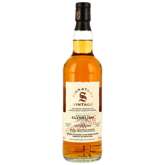 SEO. Clynelish 10 2016/2026 - Signatory Vintage - 100 PROOF 77 - Linkreich