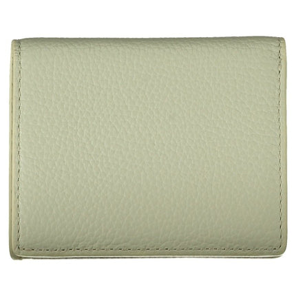 SEO. COCCINELLE Damen - Geldbörse Beige – Elegante Geldbörse aus Leder mit Münzfach - Beige Linkreich
