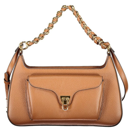 SEO. COCCINELLE Damentasche Braun – Italienische Ledertasche für Herbst/Winter | soulluna.de - Braun Linkreich