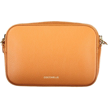 SEO. COCCINELLE Damentasche Gelb – Elegante Handtasche aus Leder mit Schultergurt | soulluna.de - Orange Linkreich
