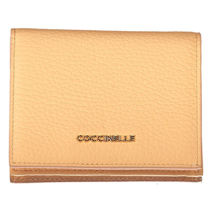 COCCINELLE Damen-Brieftasche Gelb – Geldbörse aus Pelle mit Reißverschluss | soulluna.de