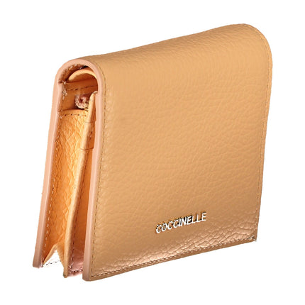 COCCINELLE Damen-Brieftasche Gelb – Geldbörse aus Pelle mit Reißverschluss | soulluna.de