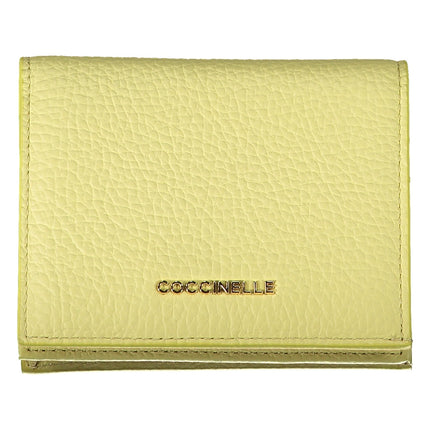 COCCINELLE Damen-Brieftasche Gelb – Geldbörse aus Pelle mit Reißverschluss | soulluna.de