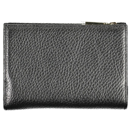 COCCINELLE Damen Geldbörse Schwarz – Elegante Brieftasche aus 100% Leder