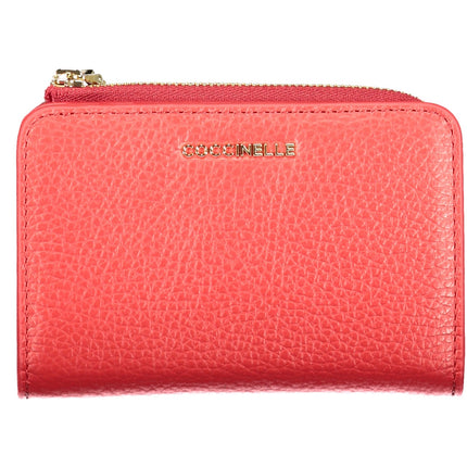 COCCINELLE Damen Geldbörse Braun – Italienische Leder-Geldbörse mit Münzfach