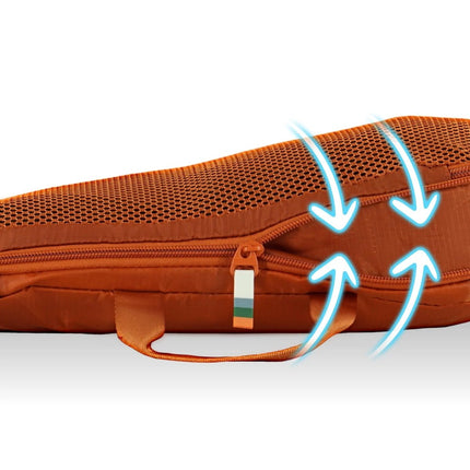 SEO. Compression Packing Cubes | 4pcs Set - Burnt Orange Linkreich