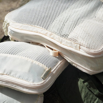 SEO. Compression Packing Cubes | 4pcs Set - Sand Beige Linkreich