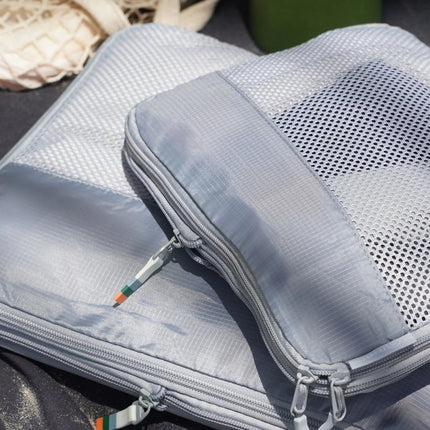 SEO. Compression Packing Cubes | 7pcs Set - Steel Blue Linkreich