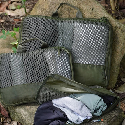 SEO. Compression Packing Cubes | 7pcs Set - Forest Green Linkreich