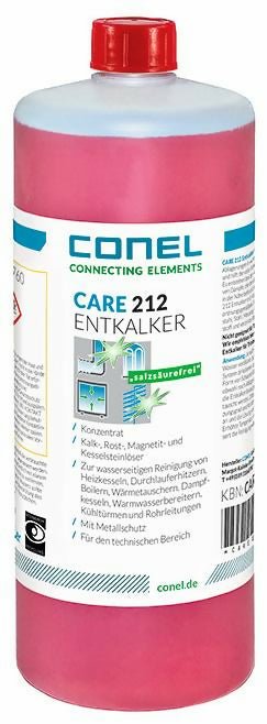 CONEL CARE 212 Entkalker – Hochwirksames Entkalkungskonzentrat für Heizungs - und Kühlanlagen (Wartungs - und Reinigungsmittel) kaufen bei Linkreich – Jetzt entdecken!