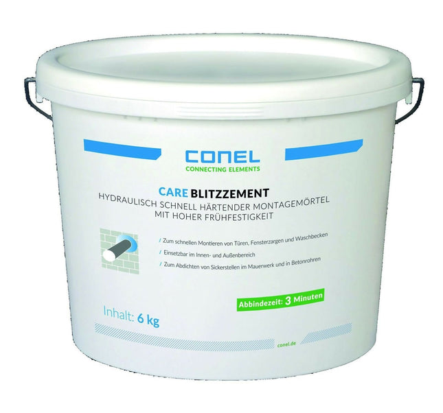 CONEL CARE BlitzZement 6 kg – Abbindezeit ca. 3 Minuten (Zement & Mörtel) kaufen bei Linkreich – Jetzt entdecken!