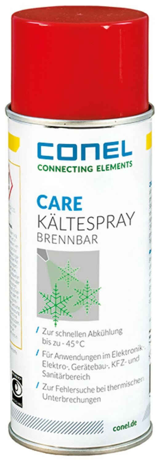 CONEL CARE Kältespray 400ml – brennbar, zur schnellen Abkühlung bis - 50 °C (Wartungs - & Hilfsstoffe) kaufen bei Linkreich – Jetzt entdecken!