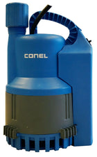 CONEL FLOW Tauchpumpe TP12-N – Flachabsaugung für Klar- & Schmutzwasser, 12 mm Partikel, 6 m Förderhöhe, IP68, 230V, Schwimmerschalter