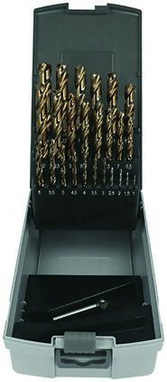 CONEL HSS - G Spiralbohrer - Satz DIN 338 – 26 - tlg. (1–13 mm / 0,5 steigend) – Voll geschliffen, W - Spitze, präzise Metallbohrer für Stahl, Edelstahl & Buntmetall (Bohrerset) kaufen bei Linkreich – Jetzt entdecken!