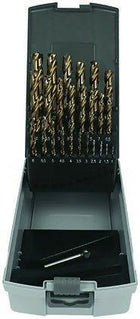 CONEL HSS-G Spiralbohrer-Satz DIN 338 – 26-tlg. (1–13 mm / 0,5 steigend) – Voll geschliffen, W-Spitze, präzise Metallbohrer für Stahl, Edelstahl & Buntmetall