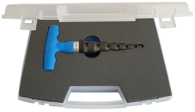CONEL Kombi - Ratschen Kalibrierer und Entgrater – Rohrkalibrierer für Mehrschichtverbundrohr (14x2 mm bis 32x3 mm) (Kalibrier - und Entgratungswerkzeug für Heizungs - und Sanitärinstallationen) kaufen bei Linkreich – Jetzt entdecken!