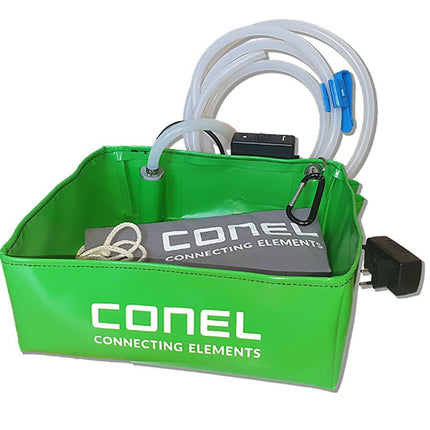 CONEL Leckpool mit Pumpe inkl. Akku – PVC - Wanne mit Pumpe & externer Akku (Leckage - Management) kaufen bei Linkreich – Jetzt entdecken!