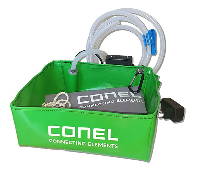 CONEL Leckpool mit Pumpe inkl. Akku – PVC - Wanne mit Pumpe & externer Akku (Leckage - Management) kaufen bei Linkreich – Jetzt entdecken!
